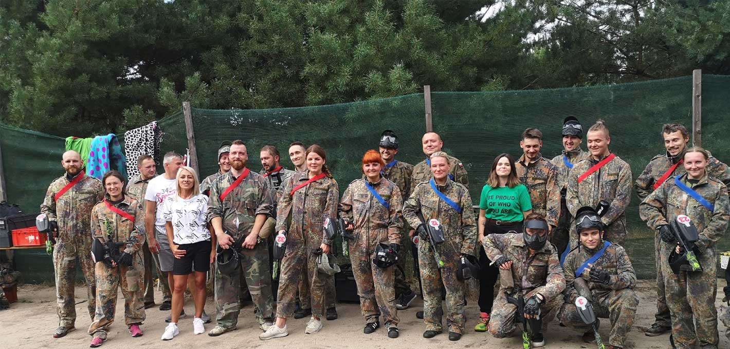 Imprezy integracyjne paintball Zero Nudy